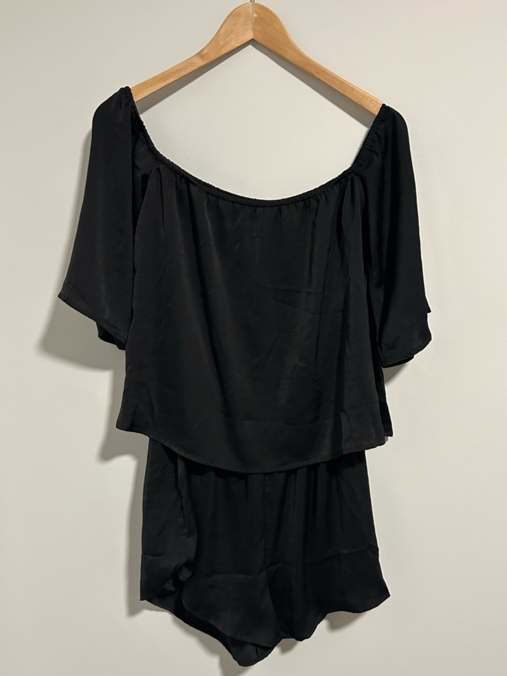 Brunette the Label Black Romper, Size XS/S